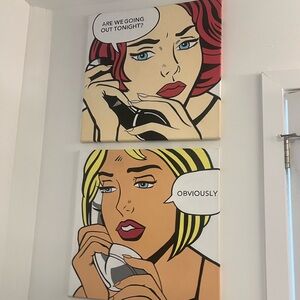 Pop art painting